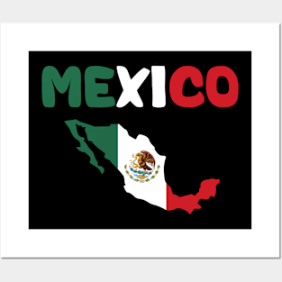 Mexico Mexican Flag Heritage Posters and Art